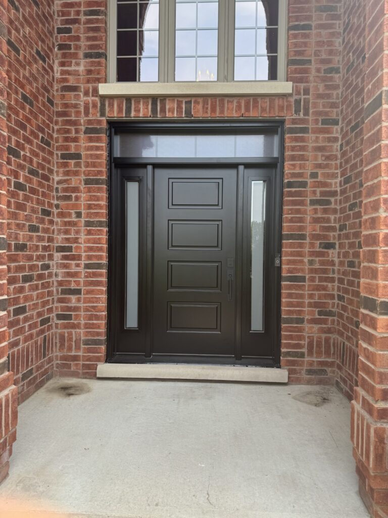 VDK Door Installed by Distinct Exteriors in Tillsonburg Ontario.